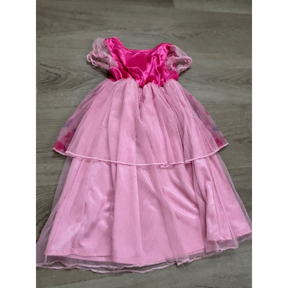 Wicked Movie Glinda Good Witch Pink Butterfly Tulle Nightgown Dress Toddler 2T - Picture 6 of 6